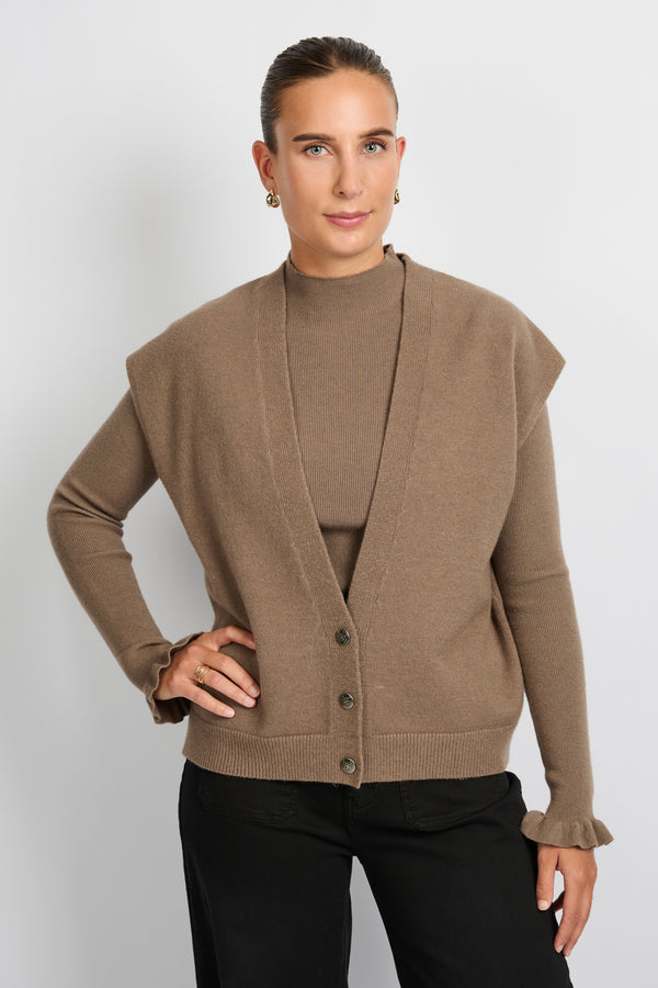 Vivian gilet | Bronze