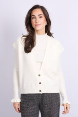 Vivian gilet | Wool White