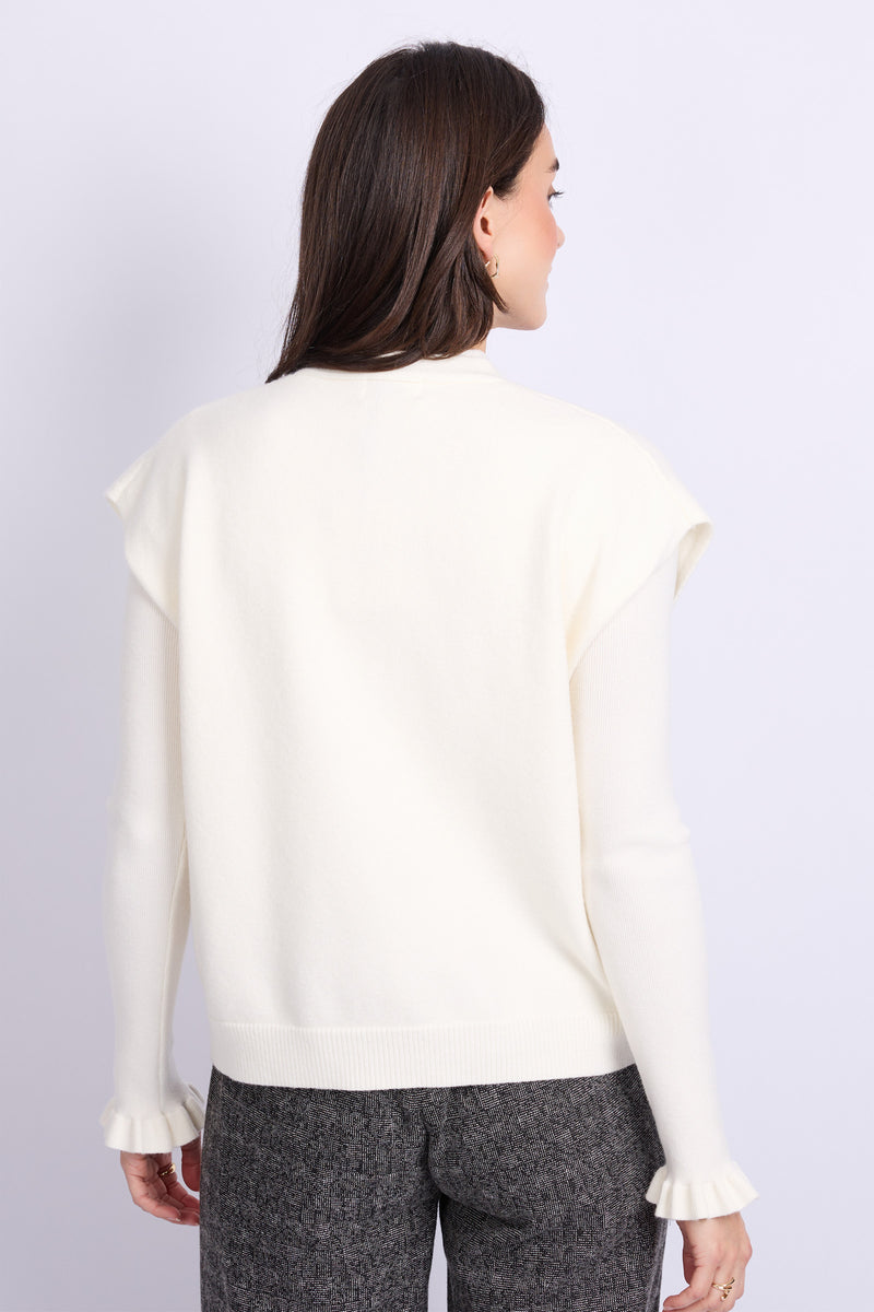 Vivian gilet | Wool White