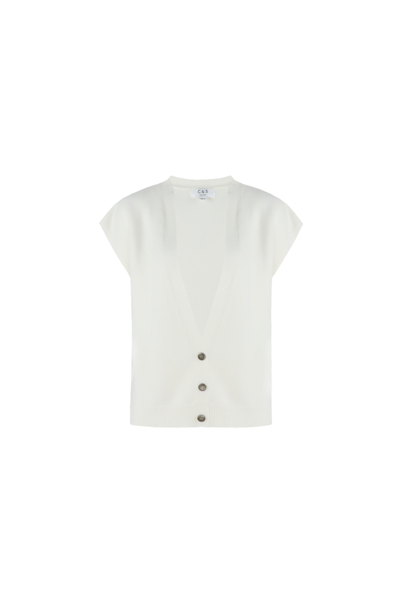 Vivian gilet | Wool White