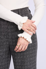 Astrid trui | Wool White