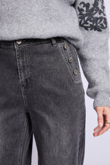 Nadine broek | Denim Dark Gray