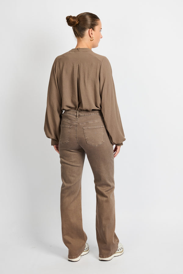 Naomi broek | Bronze