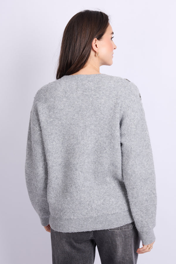 Kirsten trui | Gray Melange