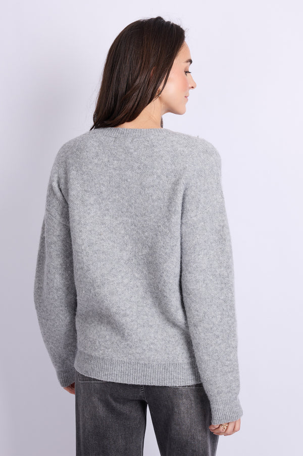 Klaartje trui | Gray Melange