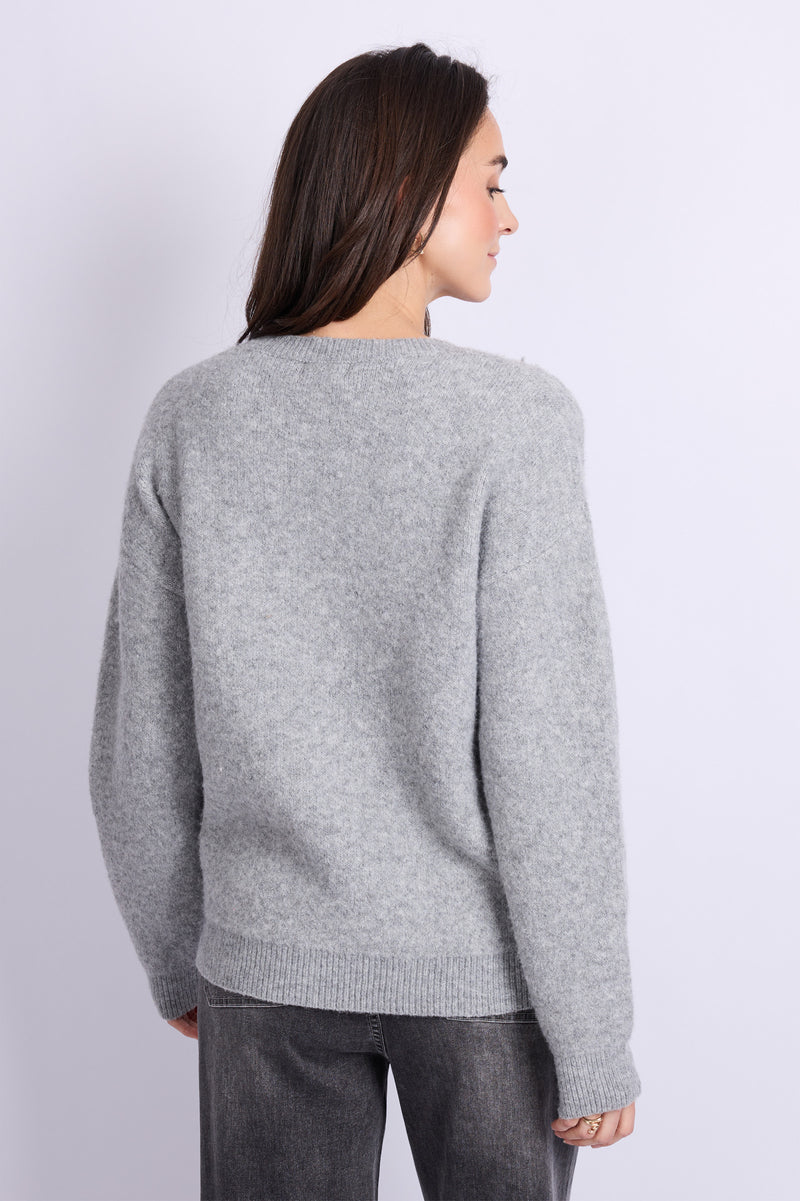 Klaartje trui | Gray Melange