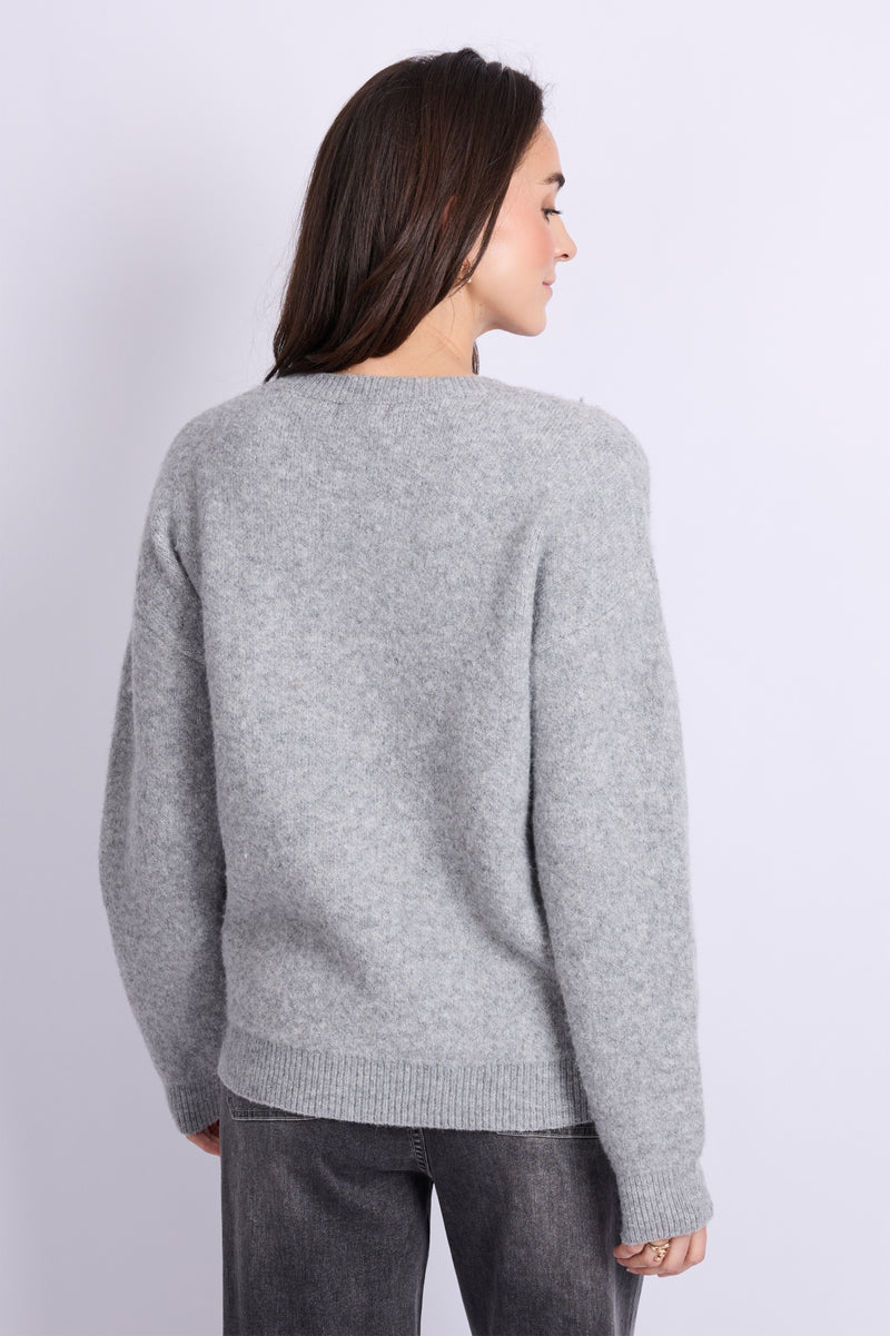 Klaartje trui | Gray Melange