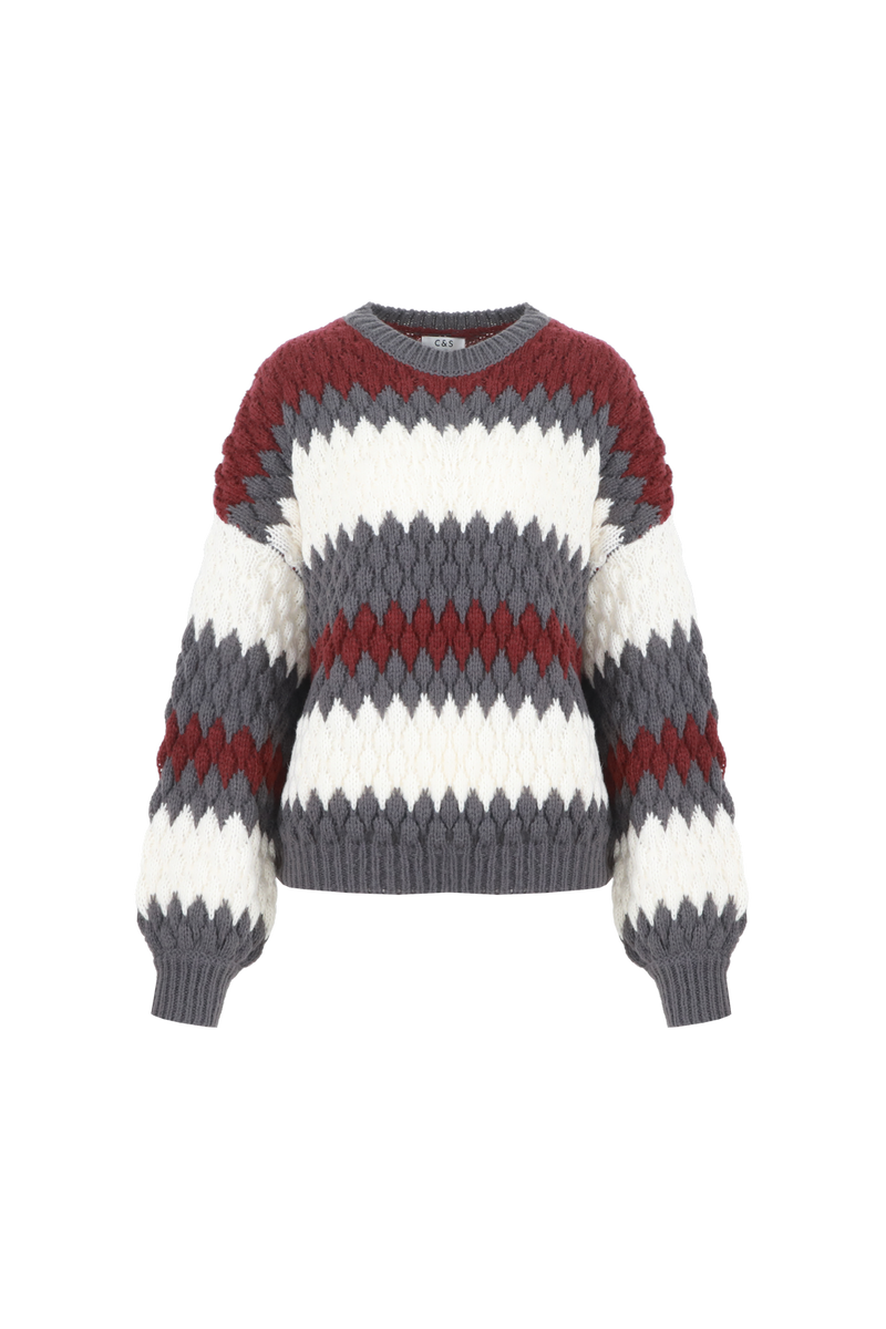 Kool trui | Dark Gray/Amarone Cabernet