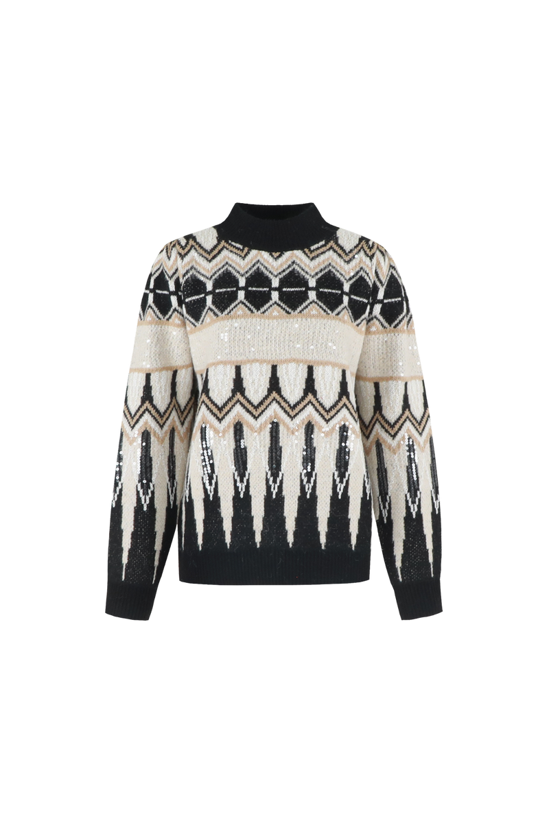 Kensel trui | Black/Sand