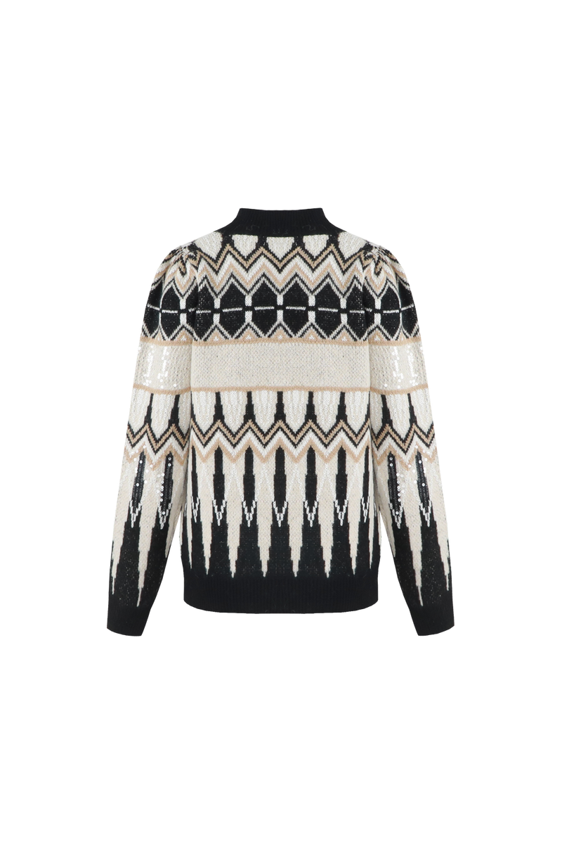 Kensel trui | Black/Sand