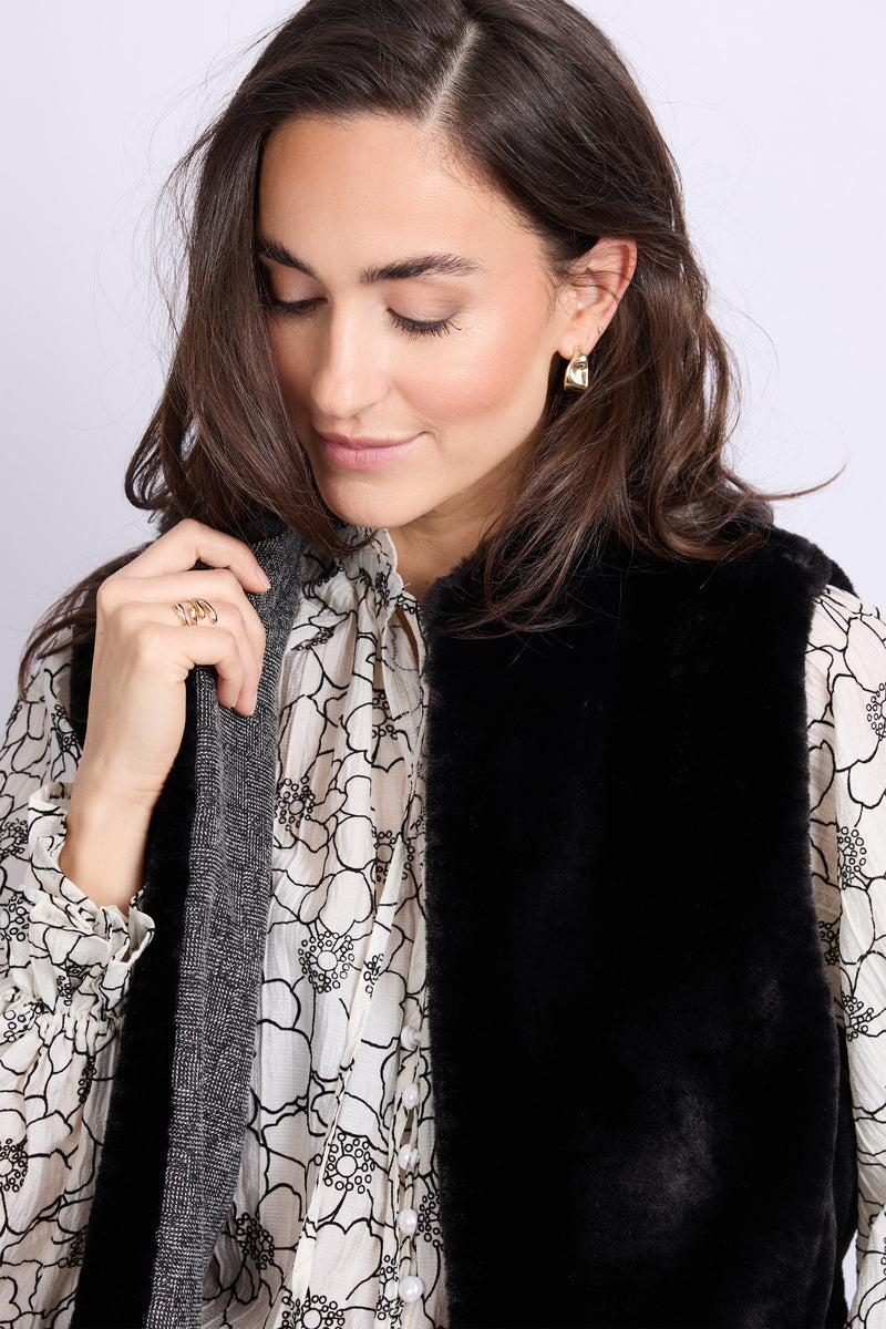 Gabrielle gilet | Black