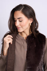 Gabrielle gilet | Dark Chocolate