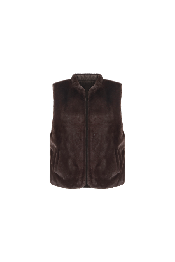 Gabrielle gilet | Dark Chocolate