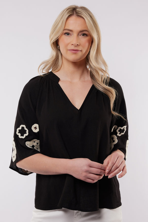 Braga top | Black