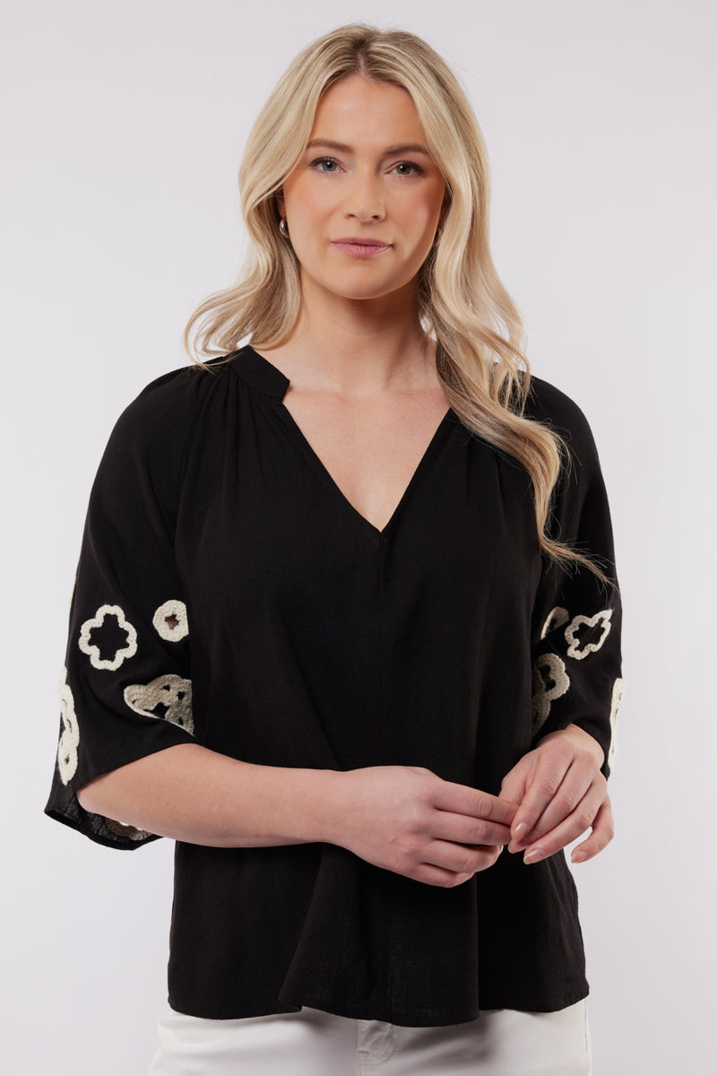 Braga top | Black
