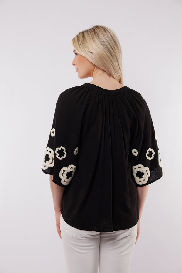 Braga top | Black