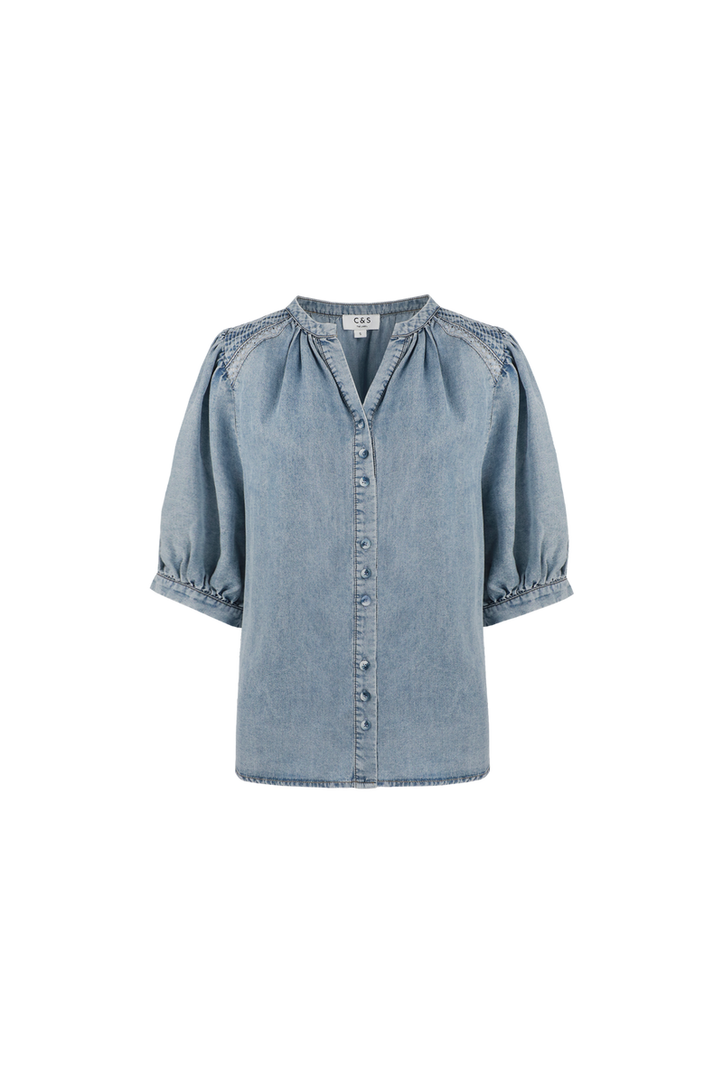 Monterosso top | Denim Mid Blue