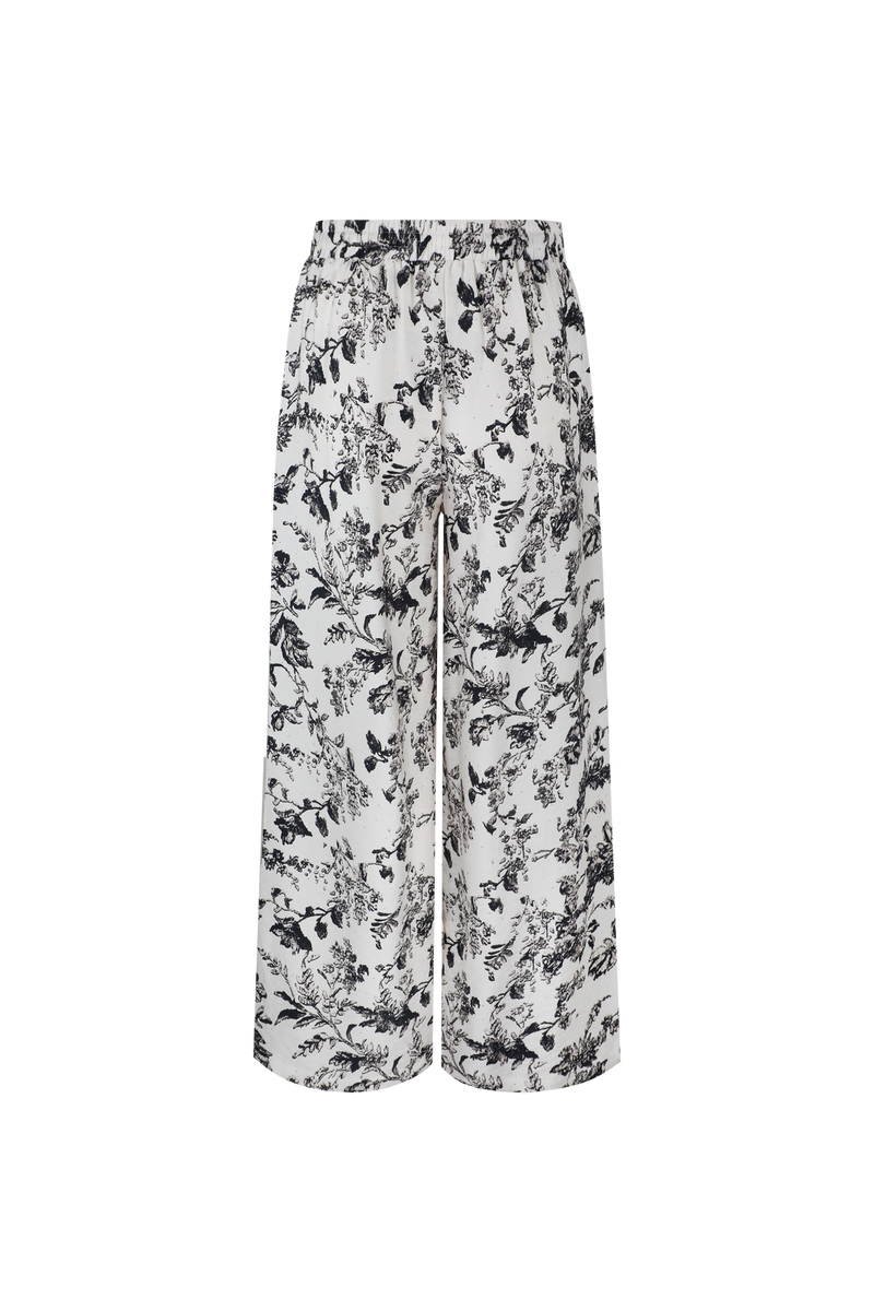 Malta broek | Ecru/Black