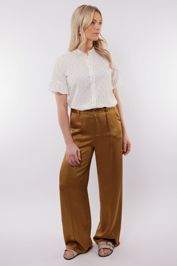 Manarola broek | Mustard Olive