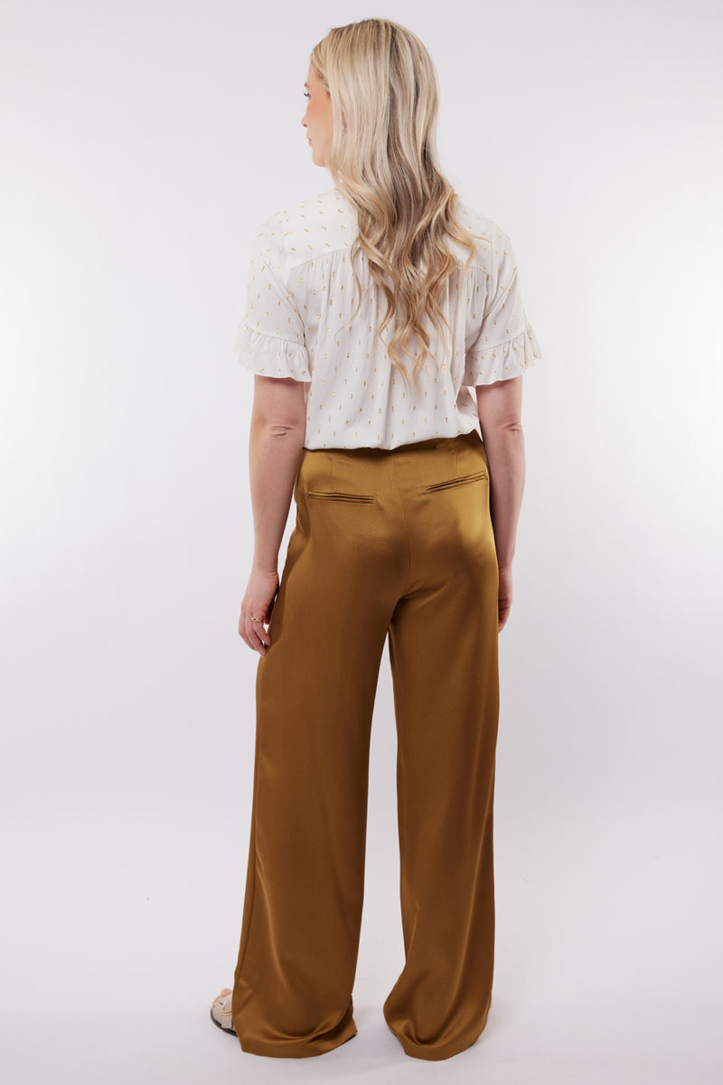 Manarola broek | Mustard Olive