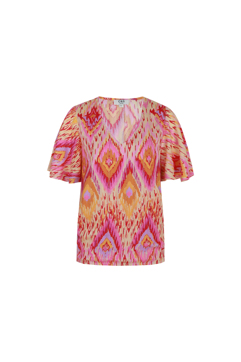 Florence top | Super Pink/Color mix