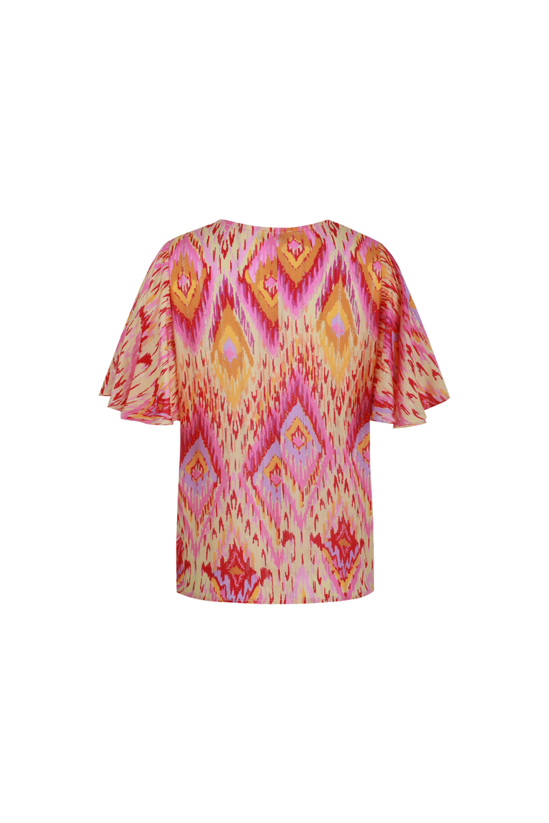 Florence top | Super Pink/Color mix