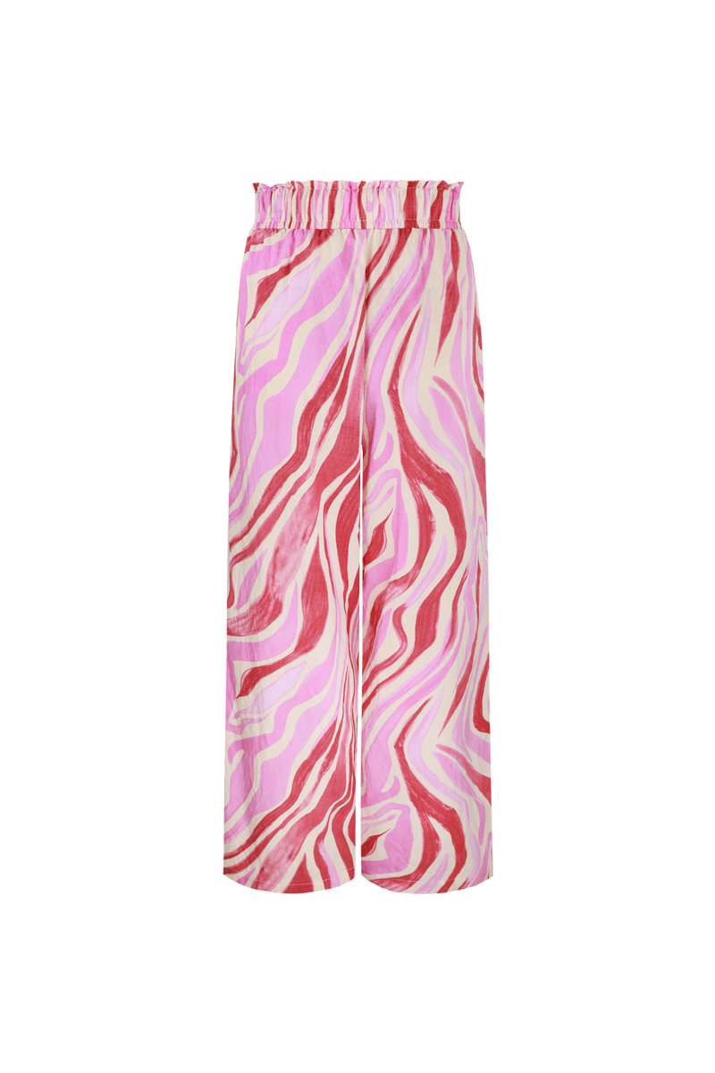 Taurito broek | Offwhite/Super Pink