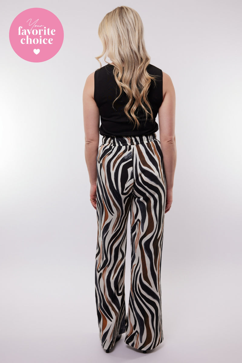 Taurito broek | Offwhite/Tiger Eye