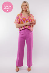 Palencia broek | Super Pink