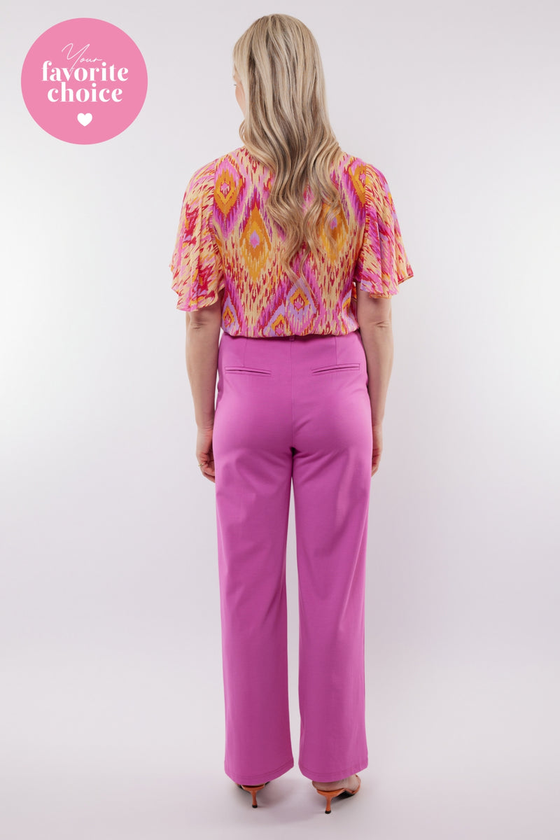 Palencia broek | Super Pink