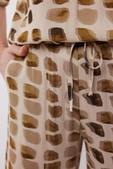 Zafra broek | Sand/Mustard Olive