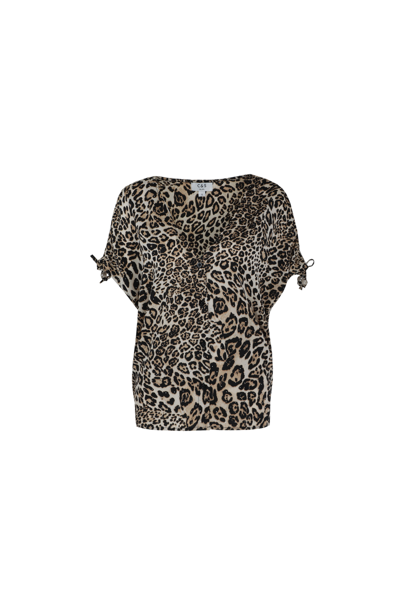 Carbello top | Sahara/Black