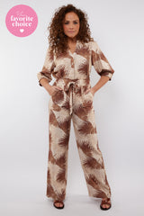 Shannon broek | Offwhite/Tiger Eye