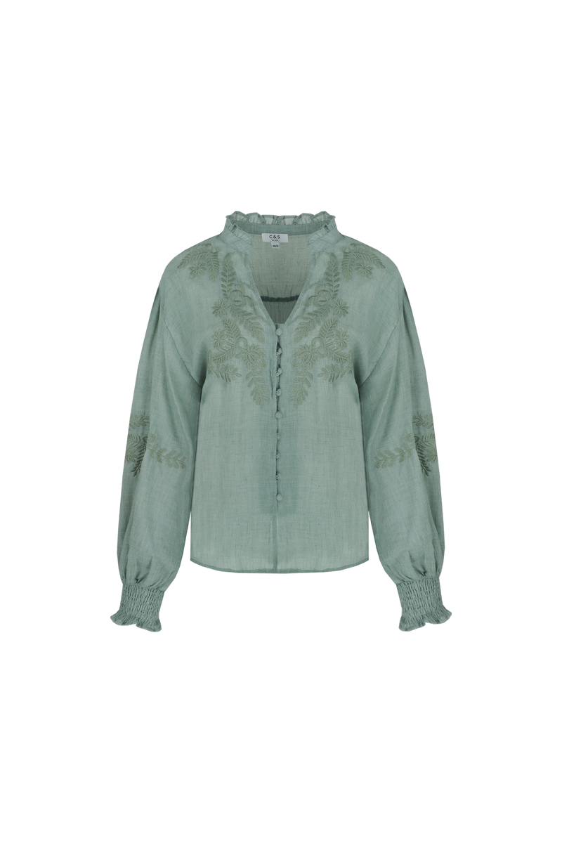 Nancay blouse | Jade Green
