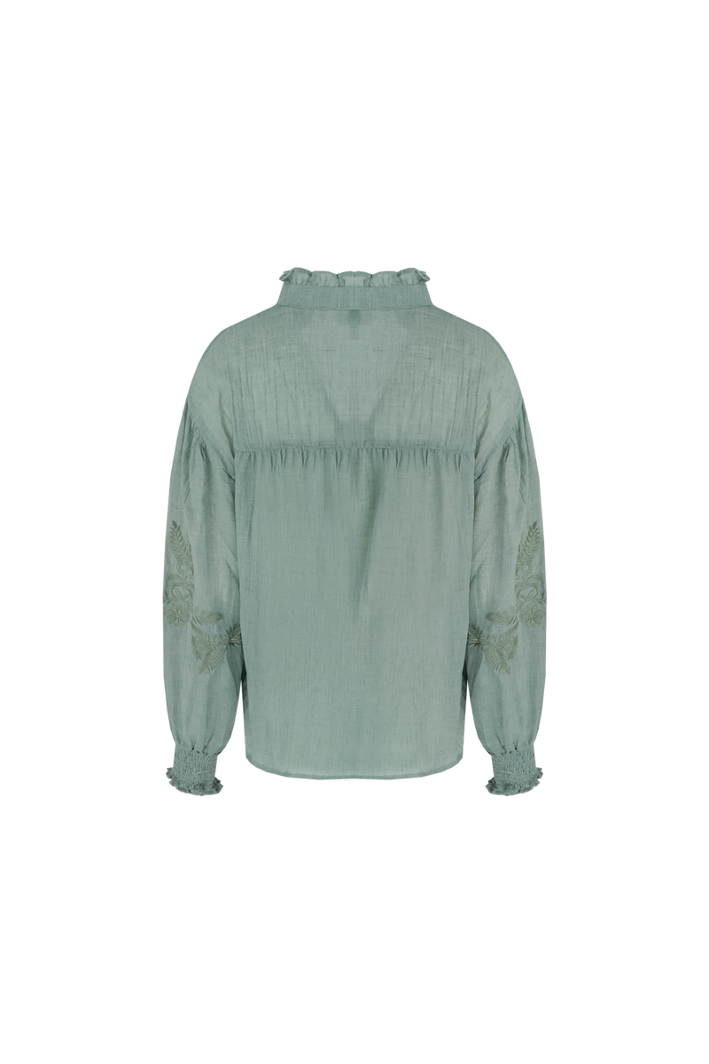 Nancay blouse | Jade Green