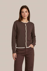 Cathy vest | Mocha Brown/Sand