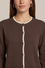 Cathy vest | Mocha Brown/Sand