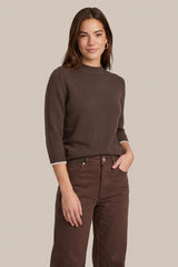 Astrid trui | Mocha Brown/Sand