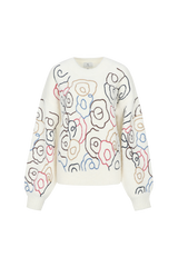 Wings trui | Wool White/Color Mix