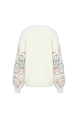 Wings trui | Wool White/Color Mix