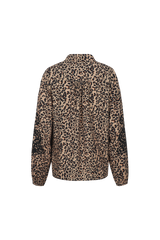 Leo blouse | Black/Mocha Brown
