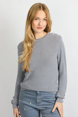 Kassandra trui | Light Jeans Blue