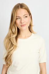 Kenza top | Wool White