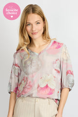 Lana top | Slate Rose/Mix