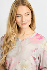 Lana top | Slate Rose/Mix