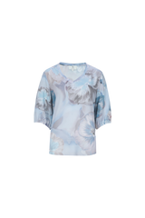 Lana top | Dark Jeans Blue/Mix