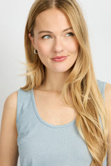 Turijn top | Blue Mist