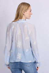 Lyra blouse | Blue Mist