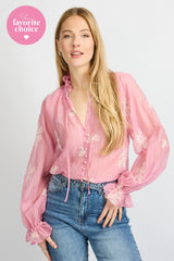 Lyra blouse | Dusty Mauve