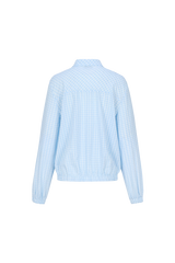 Lenette blouse | Blue Mist/Offwhite